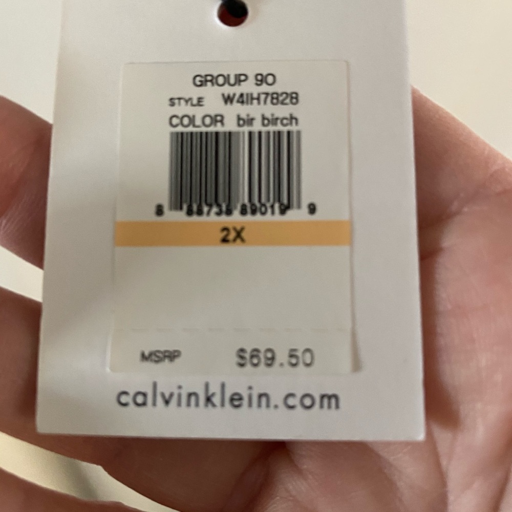 Calvin Klein Black and white blouse. - Picture 2 of 5